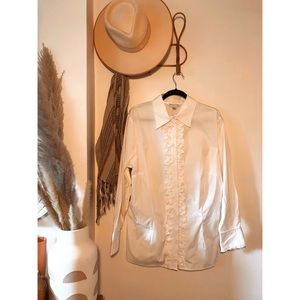 Pendleton Ruffle Buttondown